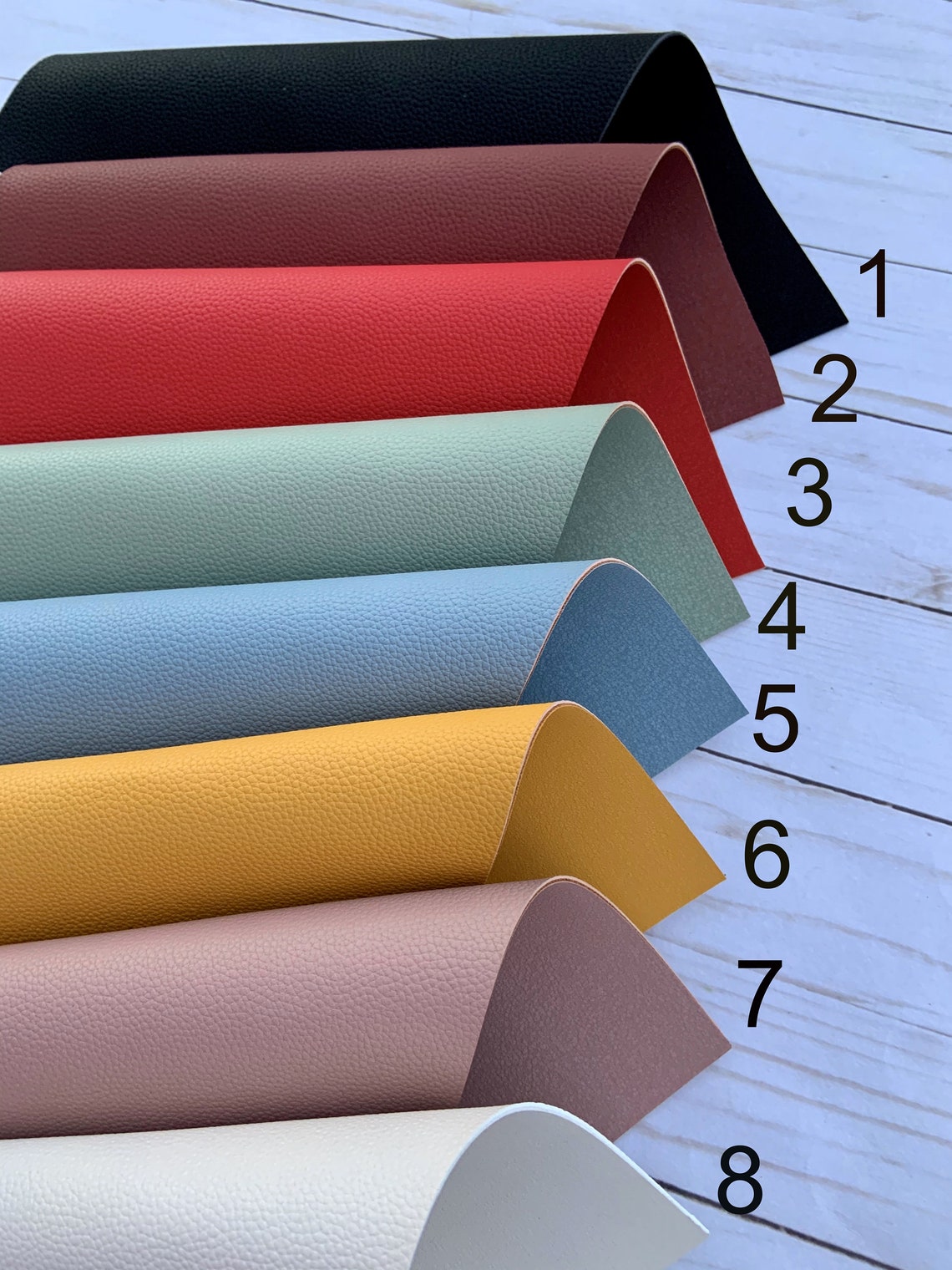 Faux Leather Sheets. Double Sided Faux Leather. DIY Hairbows. | Etsy