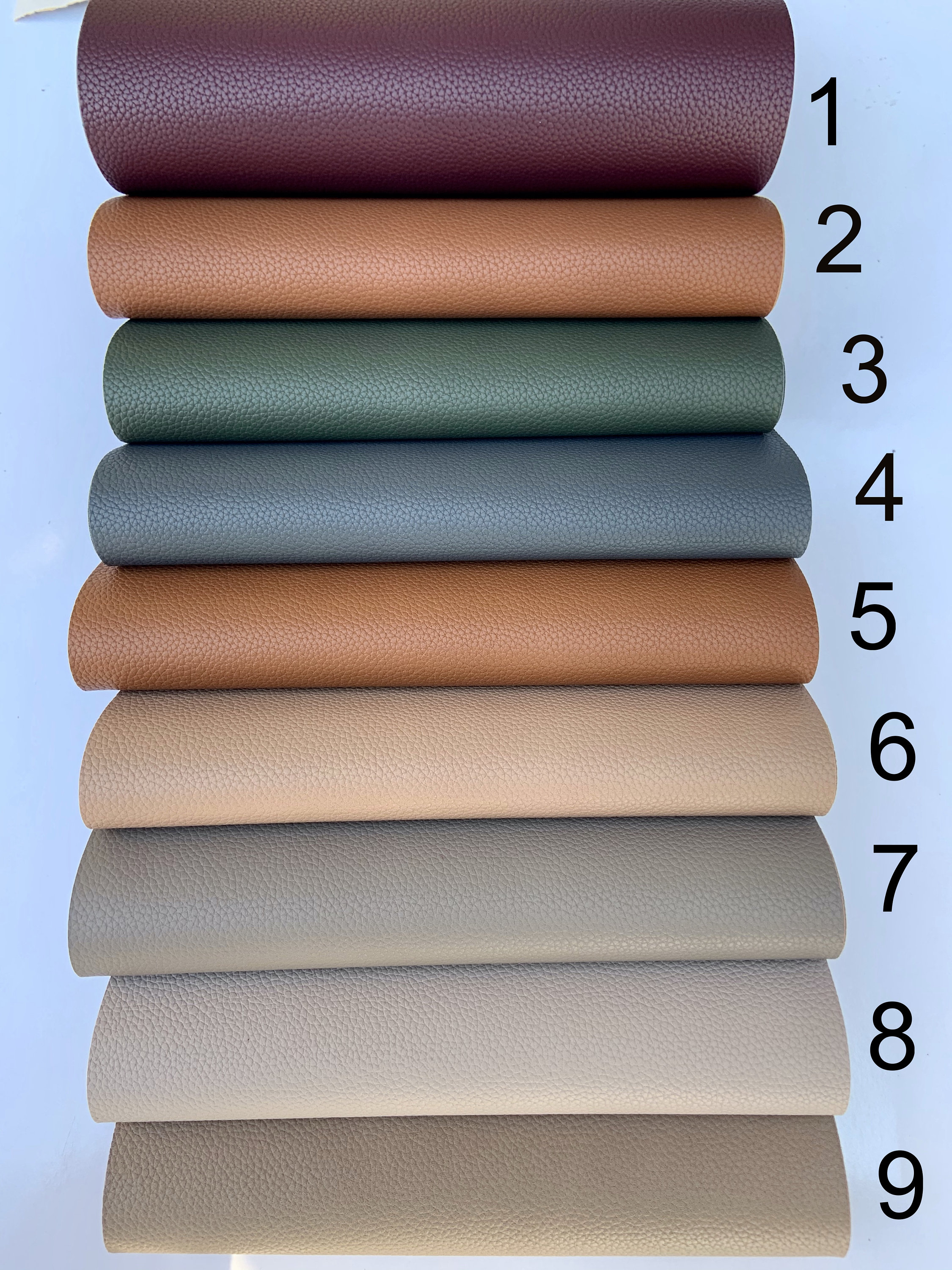 Faux Leather Sheets Double Sided Faux Leather DIY Etsy