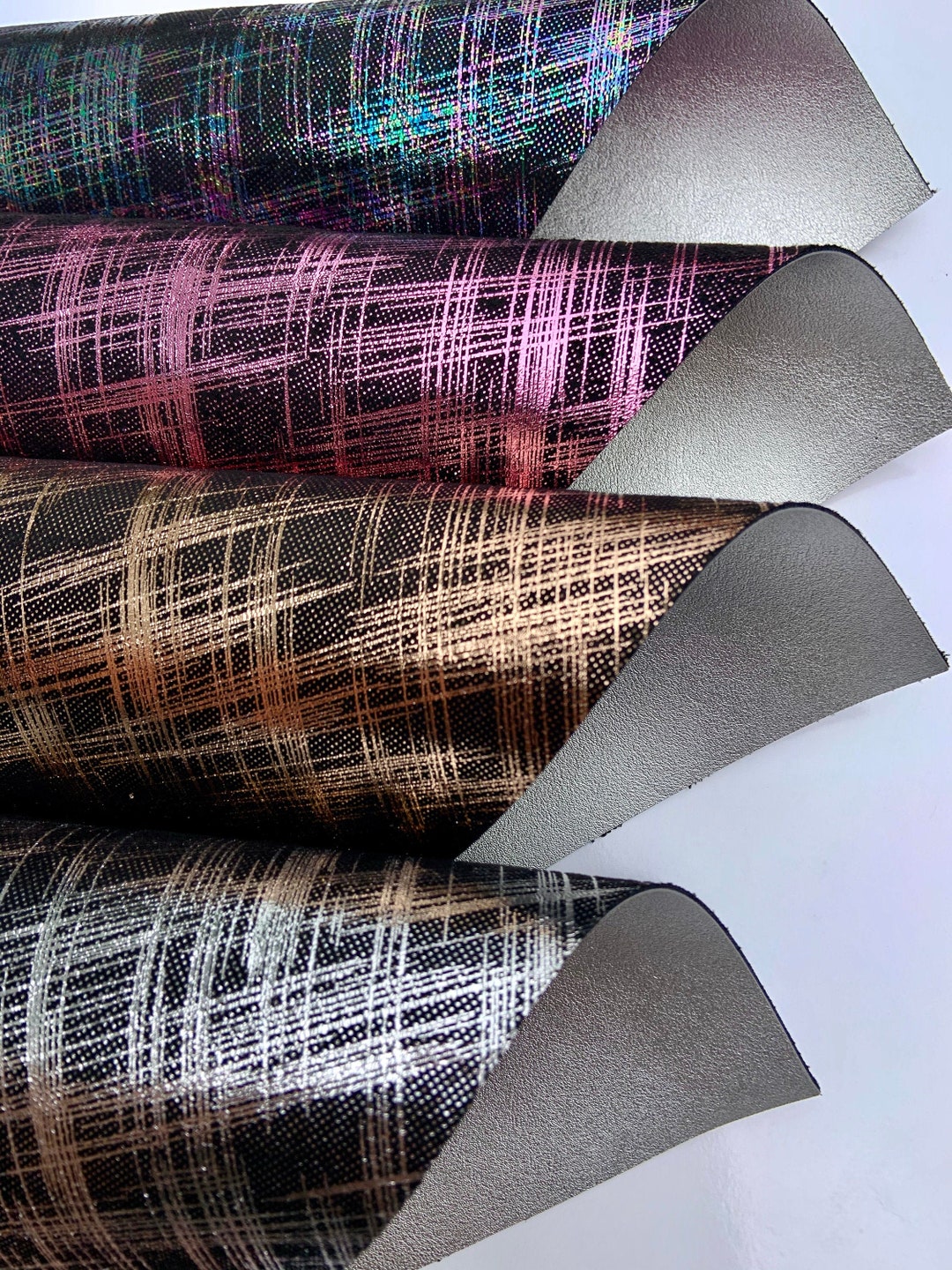 Faux Leather Sheets,double Sided, Silver Faux Leather,diy Hair Bows