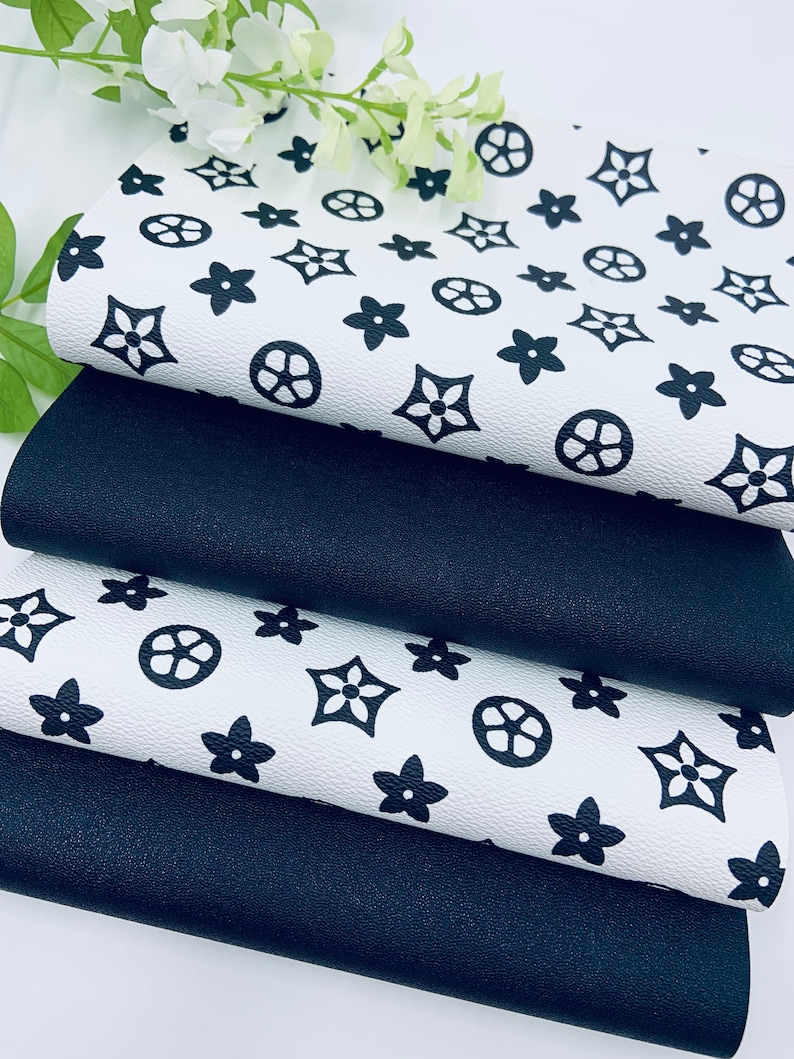 Faux leather sheets, Leather sheet, Black faux leather, Printed faux leather, Faux leather earring, DIY faux leather, Craft supplies leather bild 2