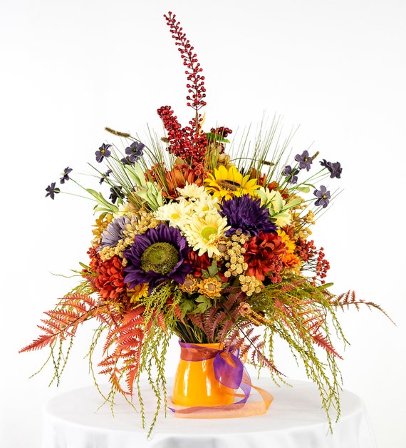 artificial silk flower arrangements