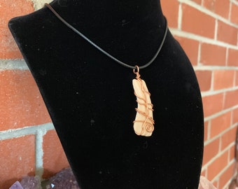 Wire Wrapped Sea Shell Necklace