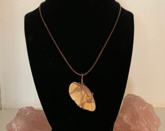 Wire Wrapped Seashell Necklace