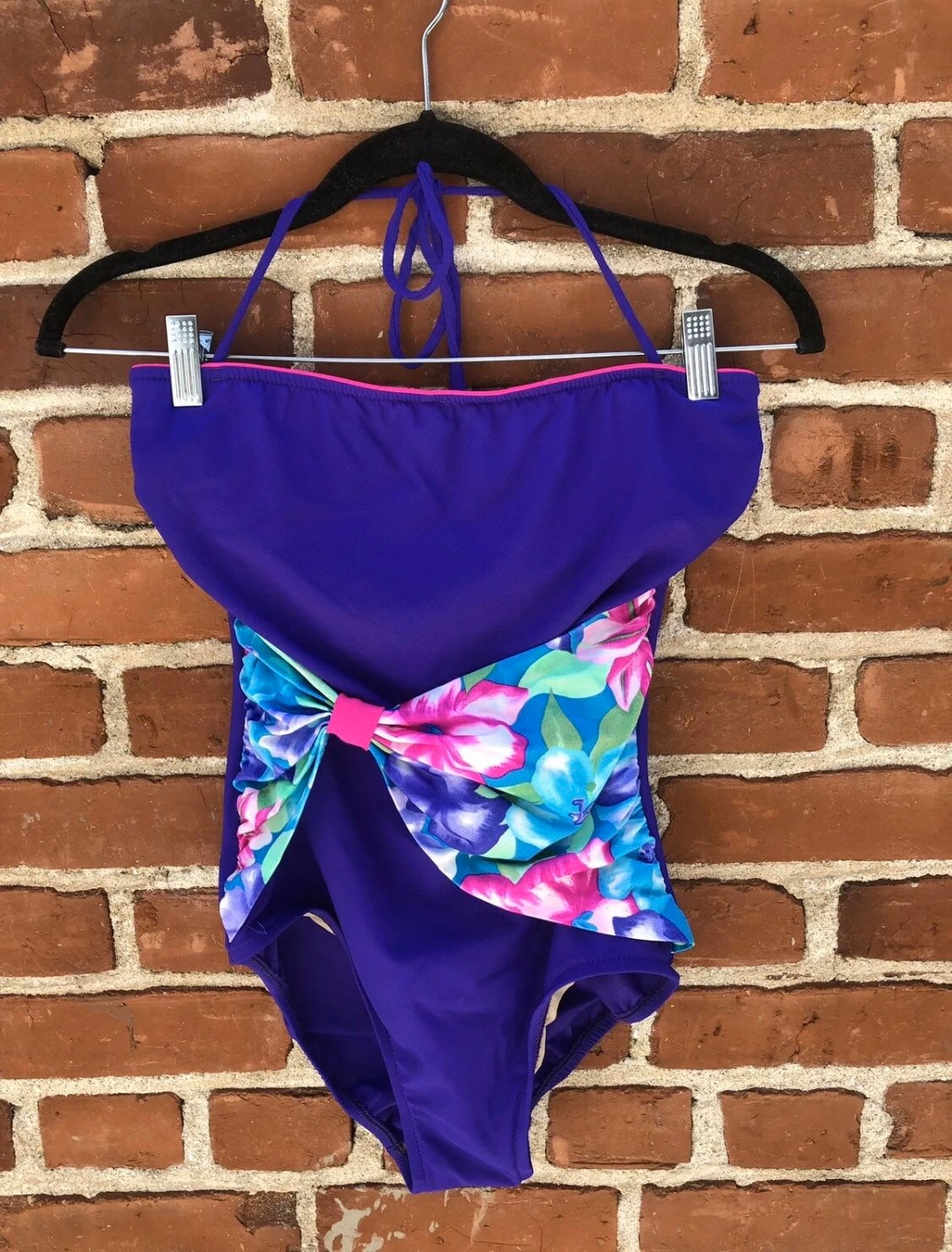 Neon purple bathing suit hotsell