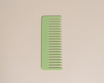 Peine de dientes anchos - Verde kiwi