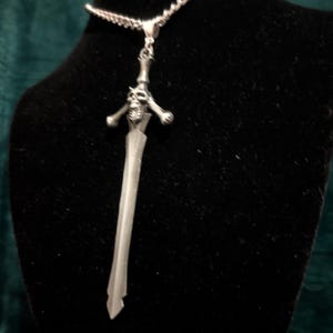 Rebellion Necklace - DMC, Dante, Devil May Cry, Sword, Fantasy, Gaming, Demon Hunter, RPG image 3