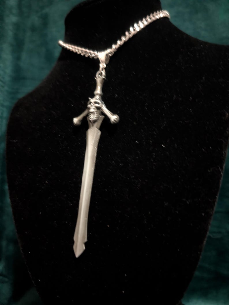Rebellion Necklace - DMC, Dante, Devil May Cry, Sword, Fantasy, Gaming, Demon Hunter, RPG image 3