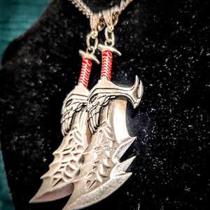 Blade of Chaos Necklace - Kratos, God of War, GoW, Sword, Fantasy, Gaming, Berserker, RPG image 6