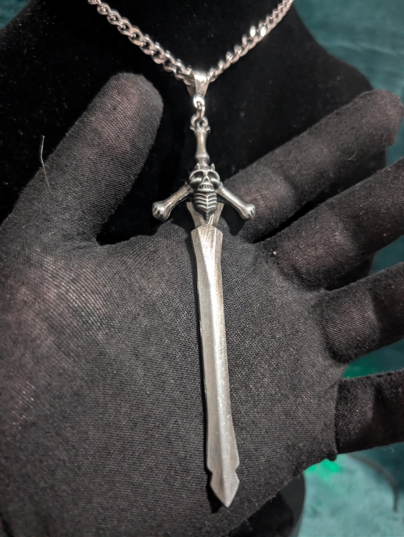 Rebellion Necklace - DMC, Dante, Devil May Cry, Sword, Fantasy, Gaming, Demon Hunter, RPG image 1