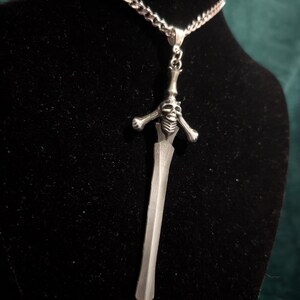 Rebellion Necklace - DMC, Dante, Devil May Cry, Sword, Fantasy, Gaming, Demon Hunter, RPG image 2