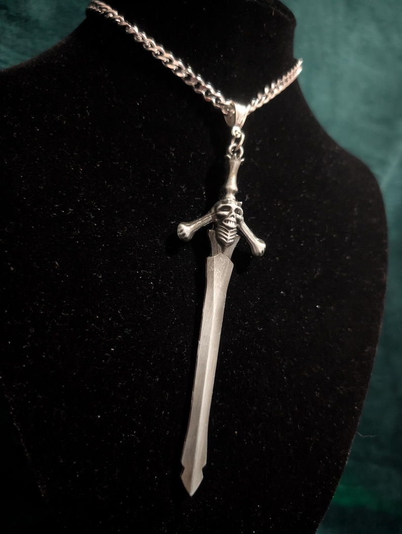 Rebellion Necklace - DMC, Dante, Devil May Cry, Sword, Fantasy, Gaming, Demon Hunter, RPG image 2