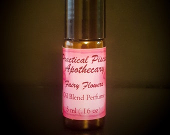 Olio rituale di fiori di fata Rullo di profumo naturale-Olio essenziale Fragranza floreale-Strega pagana Roll On Prosperity Spell Oil-Prendilo ora!