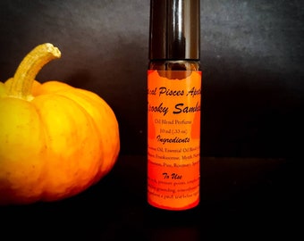 Spooky Samhain Ritual Oil Fragrance Roller-Natural Essential Oil Perfume-Roll On Pagan Sabbat Spell Oils-Spiritual Colognes-Get Yours Now!