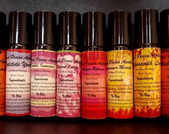 Sabbat Ritual Oil Perfume Collection-Sabbat Series Perfume Rollers-Wheel of the Year Spell Oils Set-Pagan Witch Supplies-Get Yours Now!