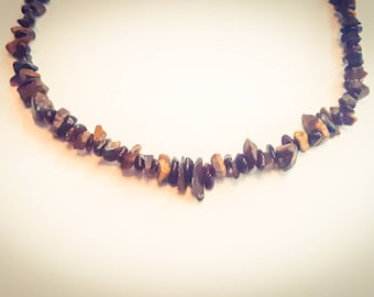 Red Garnet Crystal Choker-Raw Almandine Bead Necklaces-Almandite Garnet Stone Jewelry-Metaphysical Crystals-Handmade Jewelry-Get Yours Now!