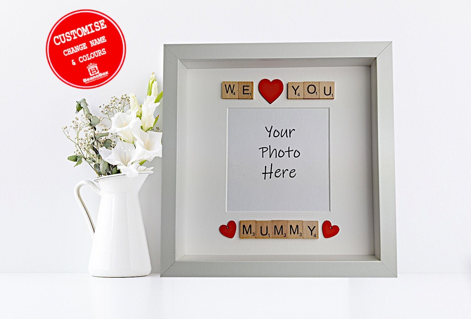 Mummy Gift Personalised Mummy Frame I Love You Mummy Mum Etsy