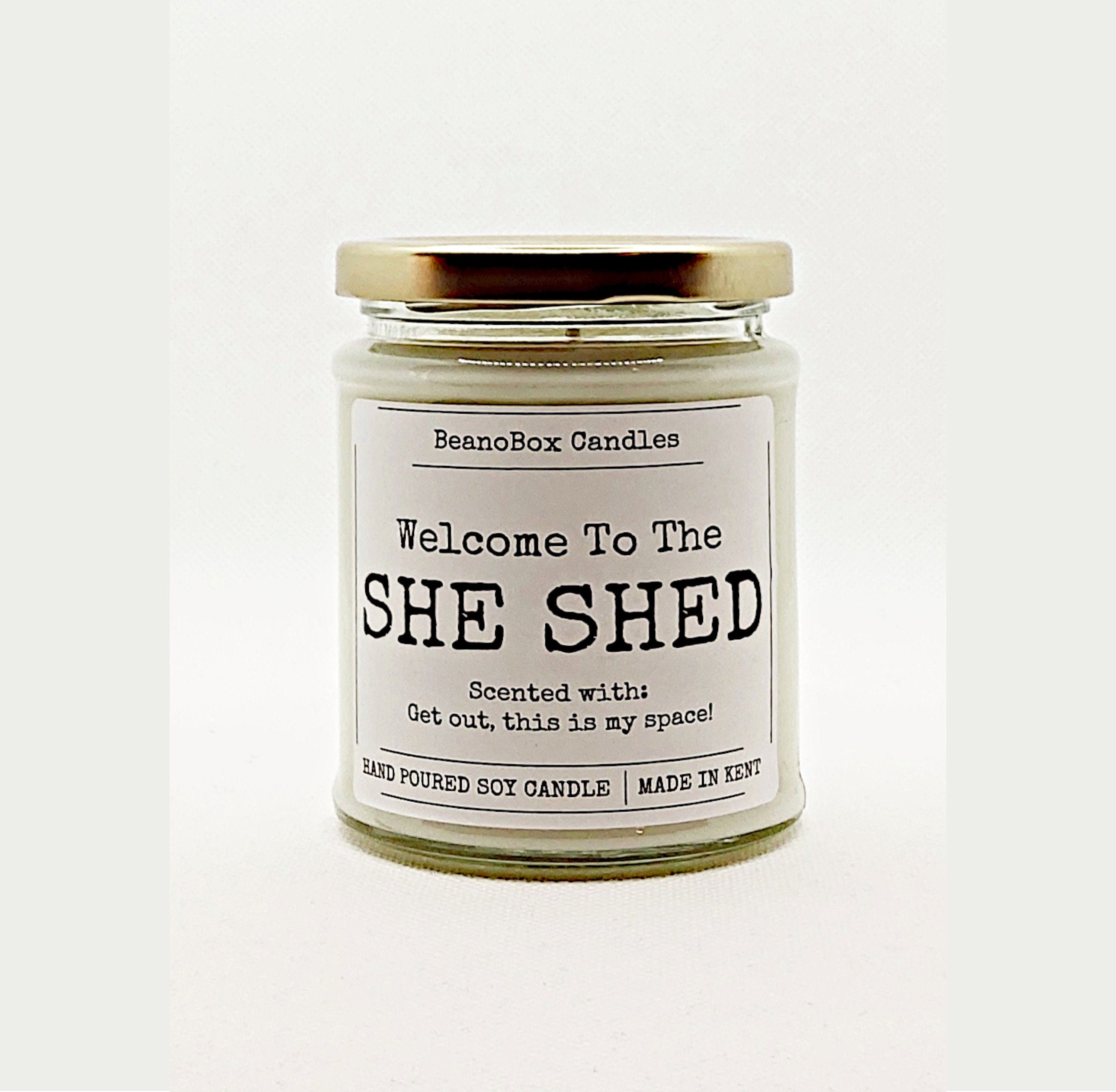 Welcome To The She Shed Funny Candles Funny Gifts Gift For Etsy
