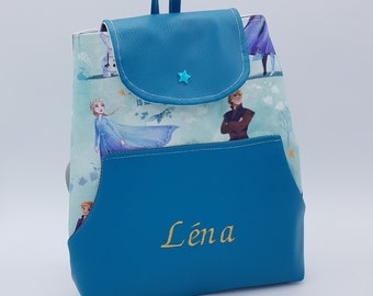 Sac à dos personnalisé fille Reine des  Neiges