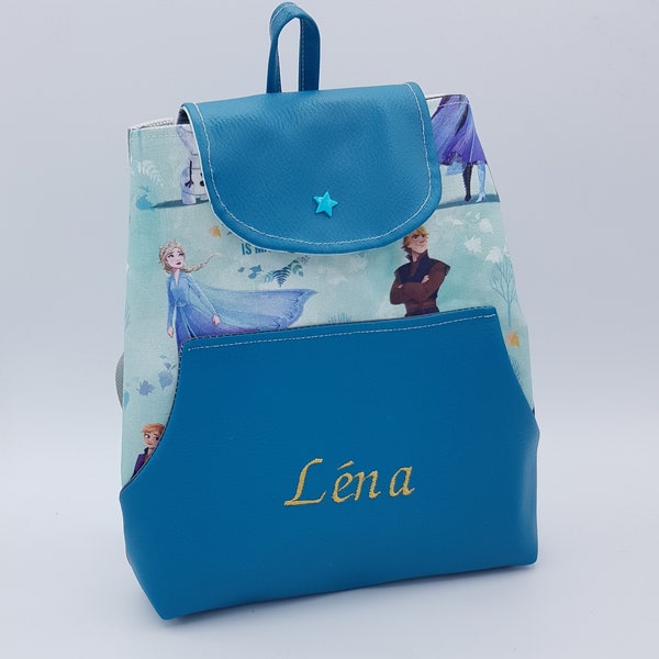 Sac à dos personnalisé fille Reine des  Neiges