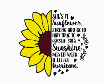 Download In a world full of roses be a sunflower SVG Cut file | Etsy