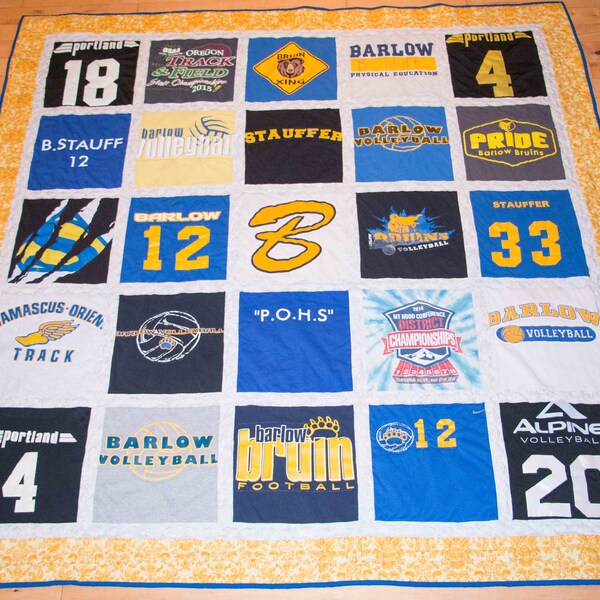 T Shirt Quilt Etsy