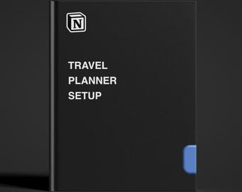 Notion Travel Planner Template: Vacation Itinerary, Budget & Packing List (Digital Product