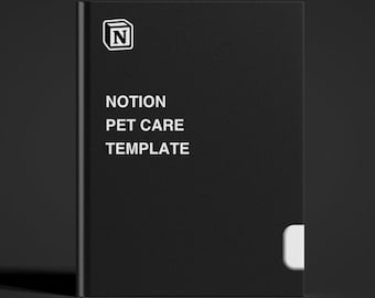 Notion Haustier Pflegeplaner Vorlage: Digitaler Download