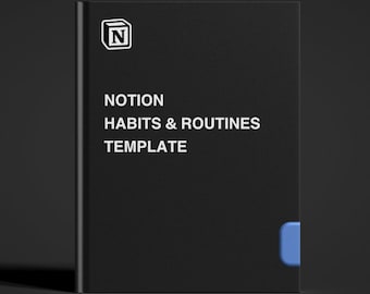 Notion Gewohnheiten & Routinen Vorlage: Personalisierbarer Produktivitätsplaner (Digitaler Download)