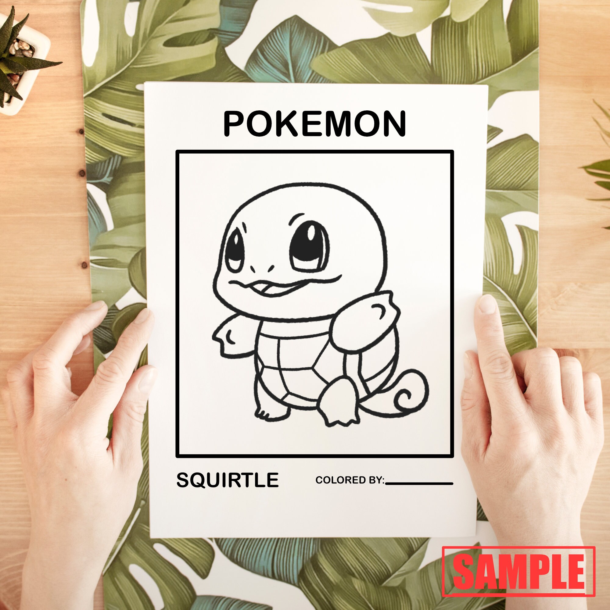 Pokemon Coloring Page V.1, Digital Download, Printable, Easy Download ...