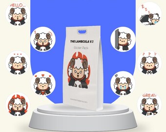 Das Lambcula Sticker Pack V.1