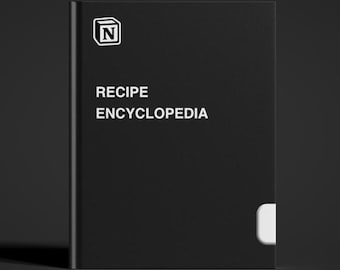 Notion Rezept-Vorlage: Digitales Kochbuch, Planer & Organizer (digitales Produkt)