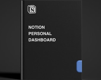 Notion Personal Dashboard - Notion Vorlage | Produktionswerkzeuge | Software | Planer | Gewohnheiten | Programm | Digitales Produkt | Herunterladen