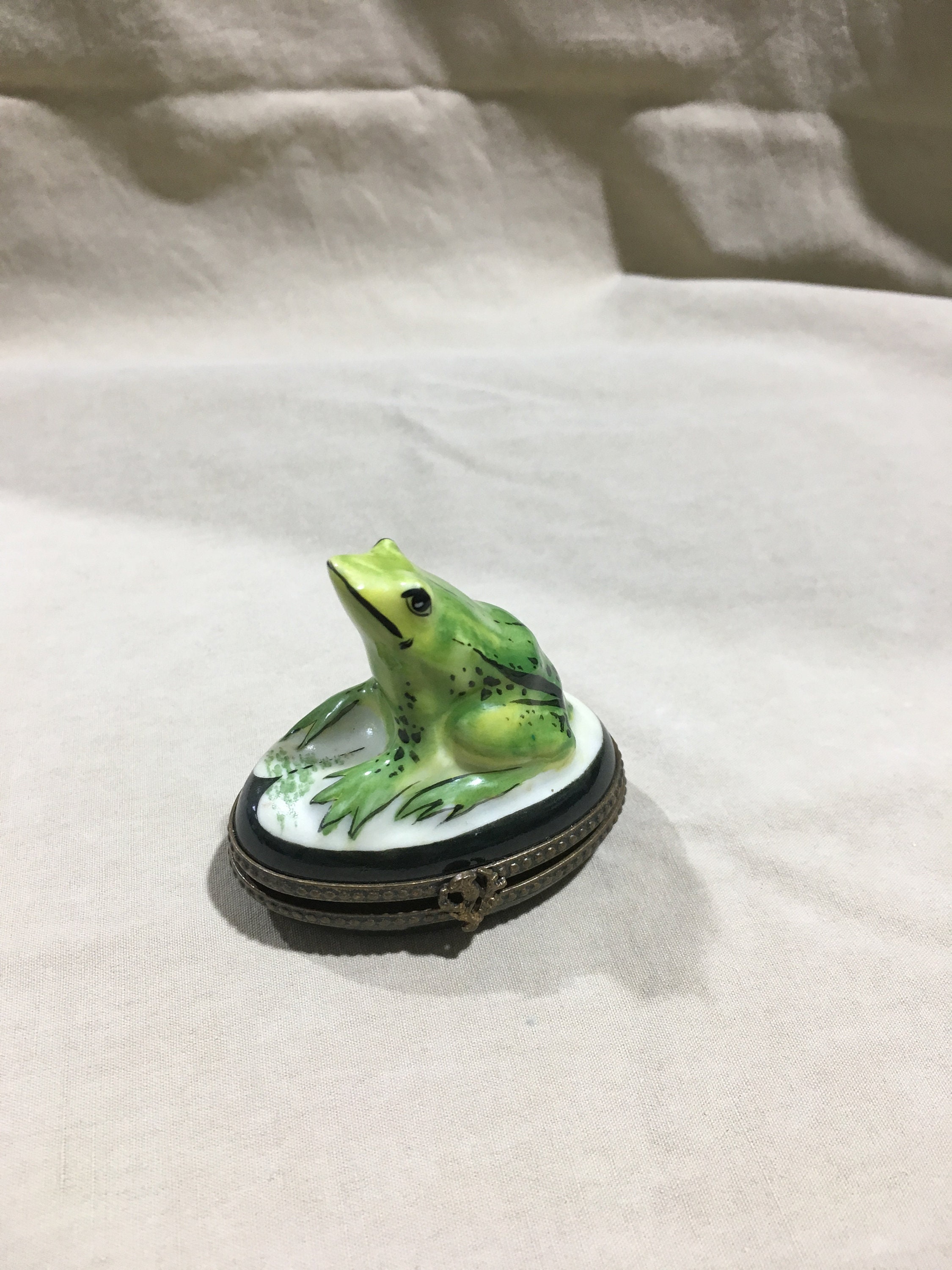 Limoges Frog Box Etsy