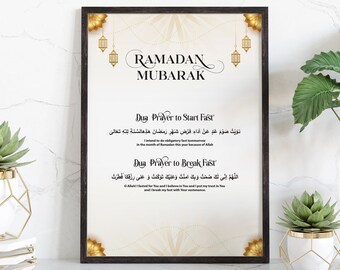 Ramadan Duas, Fasting Duas, Countdown to Eid, Suhoor & Iftar Time, Ramadan Calendar, Ramadan Decoration, Ramadan Printable, Salah Tracker