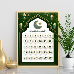 Countdown to Eid, Suhoor & Iftar Time, Ramadan Duas, Fasting Duas, Ramadan Calendar, Ramadan Decoration, Ramadan Printable, Salah Tracker