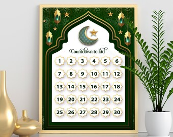 Countdown to Eid, Suhoor & Iftar Time, Ramadan Duas, Fasting Duas, Ramadan Calendar, Ramadan Decoration, Ramadan Printable, Salah Tracker