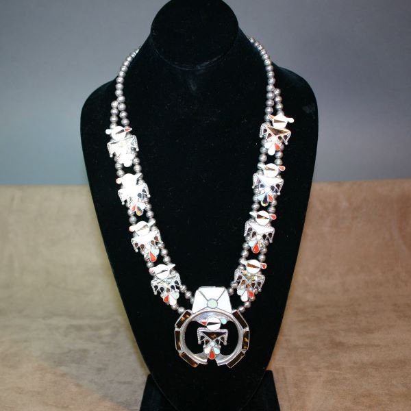 Zuni Thunderbird Necklace Vintage Etsy