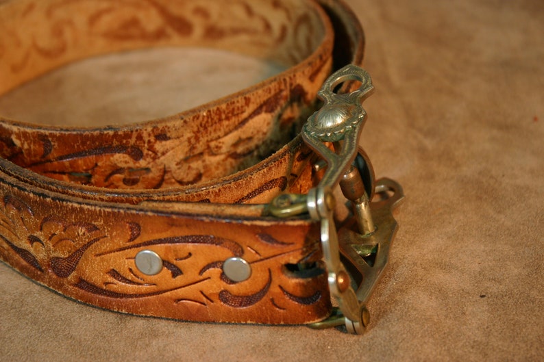 Hand Made Silver Horse Bit Belt Buckle Vintage Western Etsy