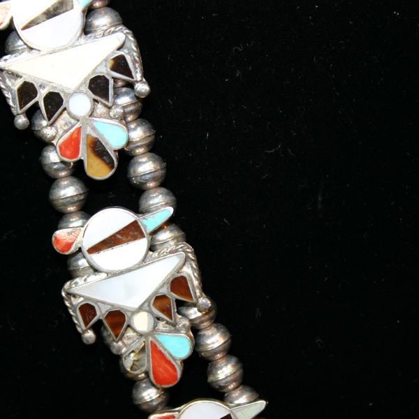 Zuni Thunderbird Necklace Vintage Etsy