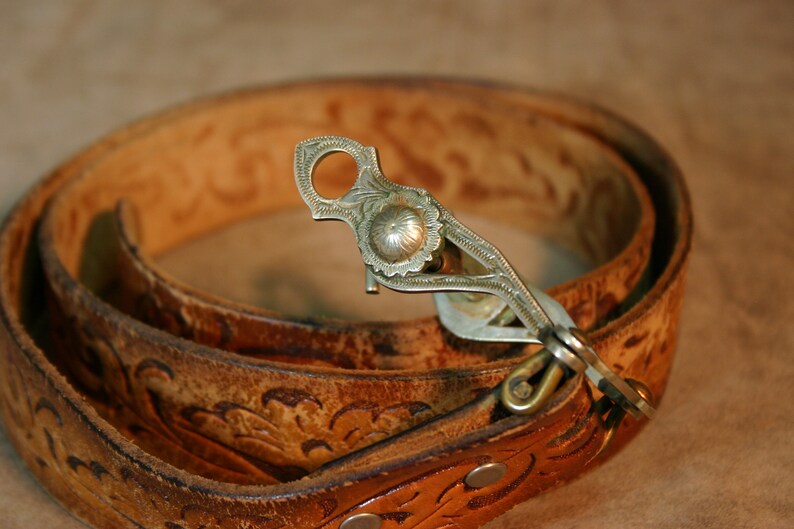 Hand Made Silver Horse Bit Belt Buckle Vintage Western Etsy