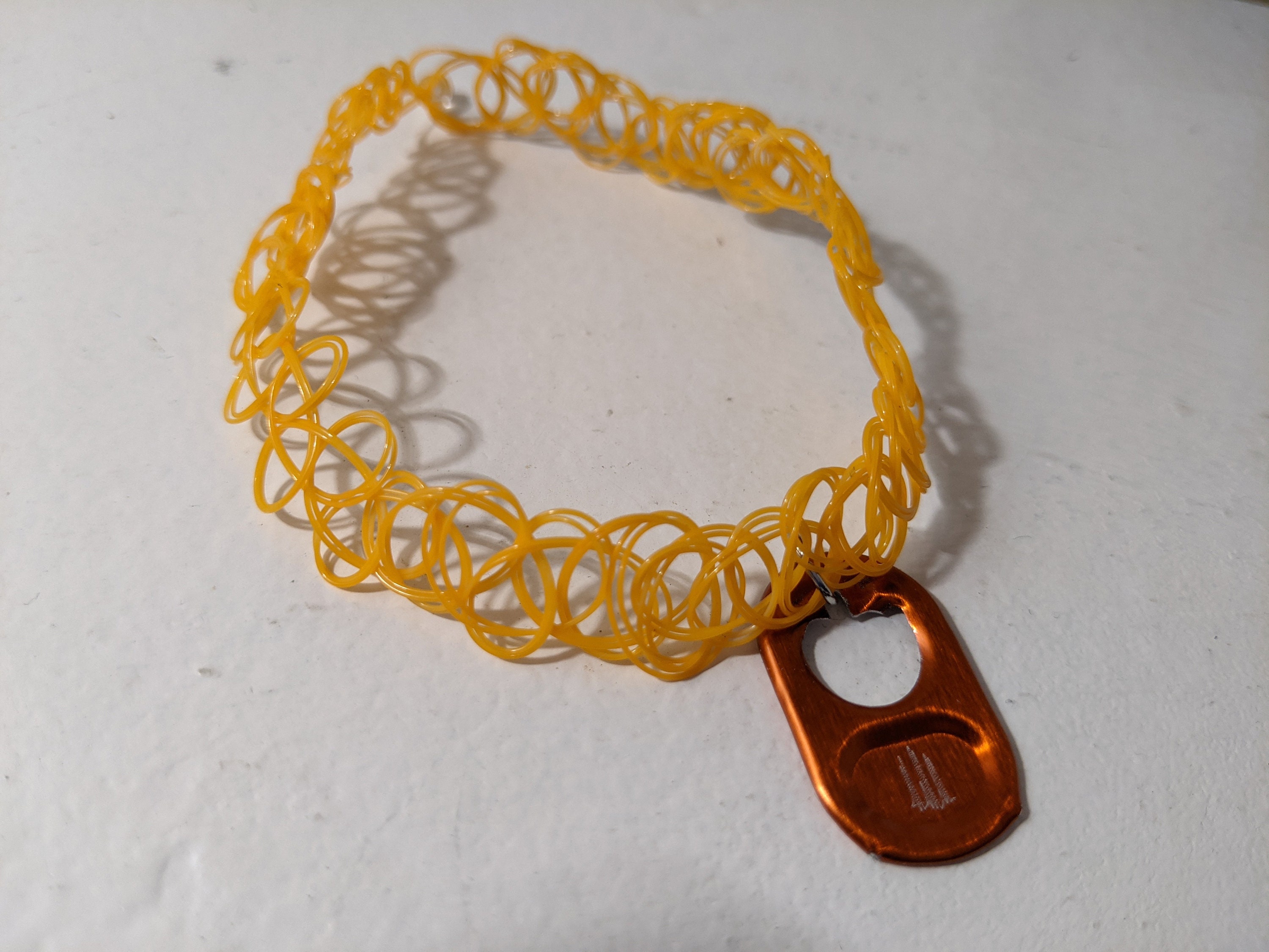 Monster Energy Drink Tab Choker Necklace Jewelry Orange Etsy