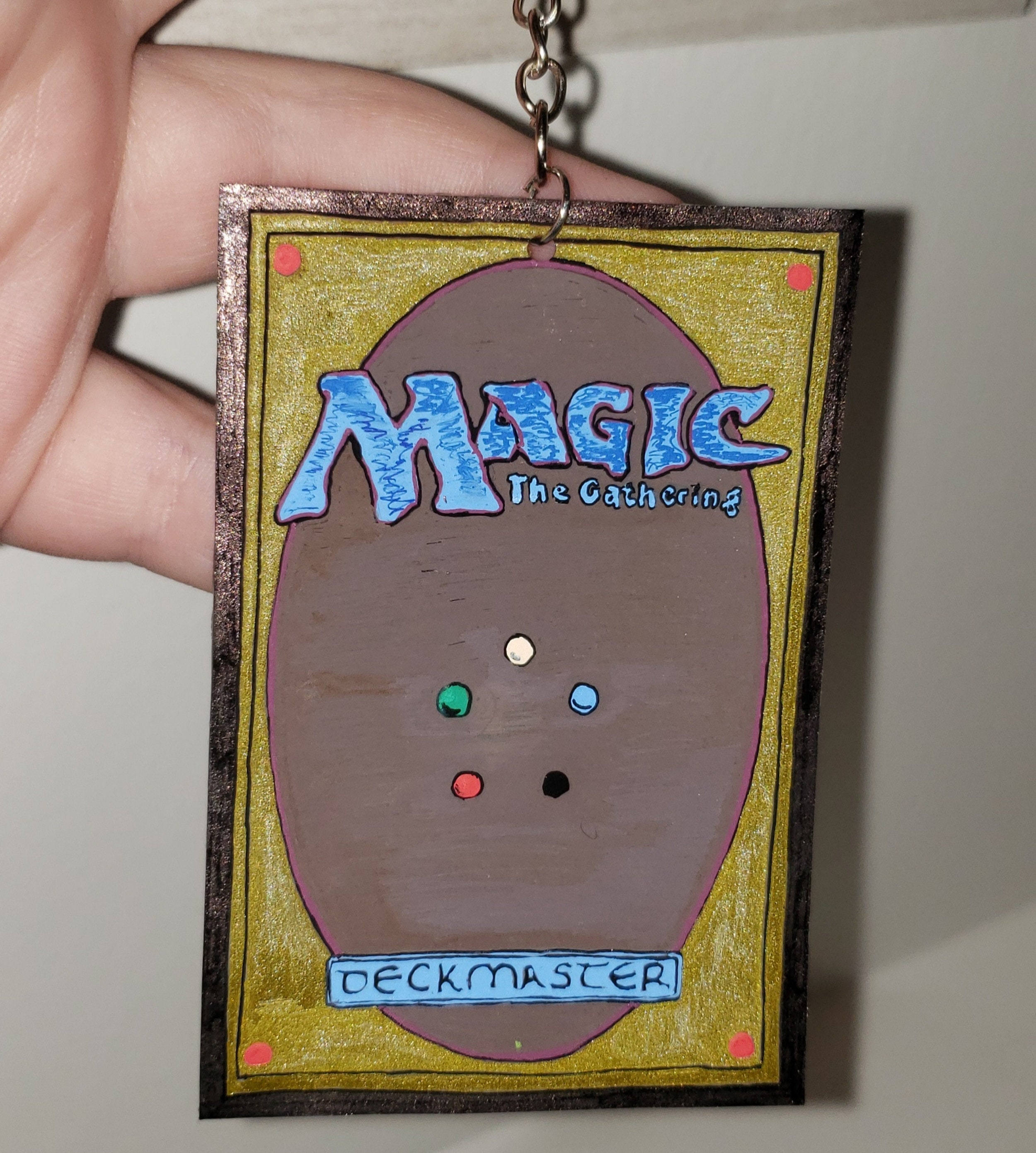 MTG Magic the Gathering Card Back Shrinky Dink Key Chain - Etsy Israel