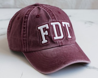 Embroidered FDT Vintage Hat: Anti Trump Gift