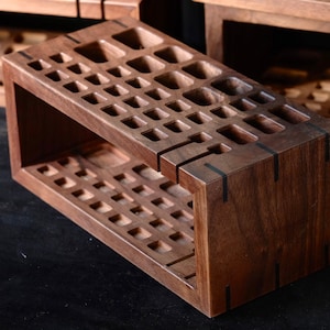 Tool Rack for Craftsman, Walnut Wood