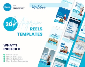Travel Instagram Reels & Covers, Social Media Posts for Travel Agent Business, Travel Blogger Marketing Strategy, Canva Instagram Video Post
