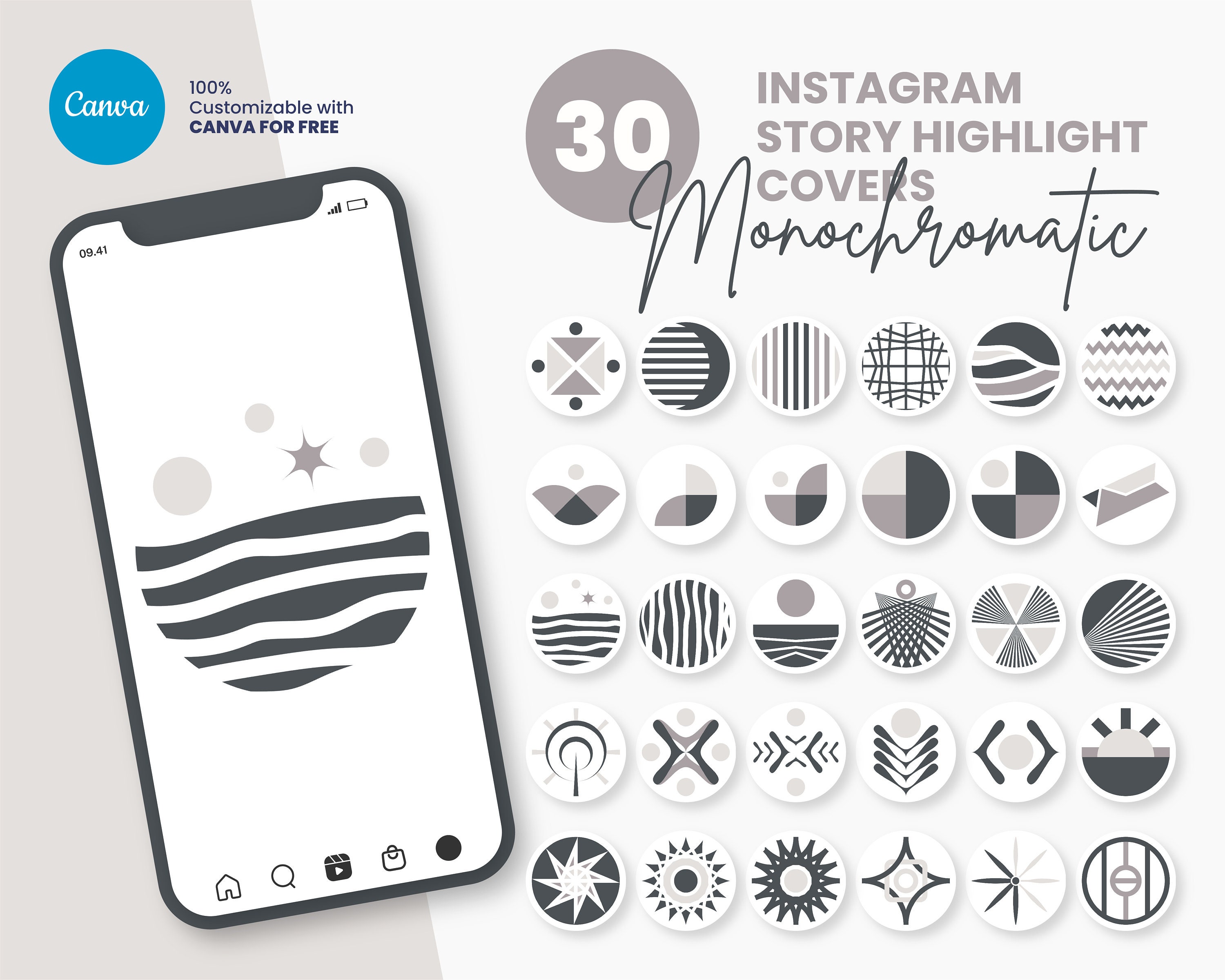 Premium Vector  Instagram highlight cover hobby and interest