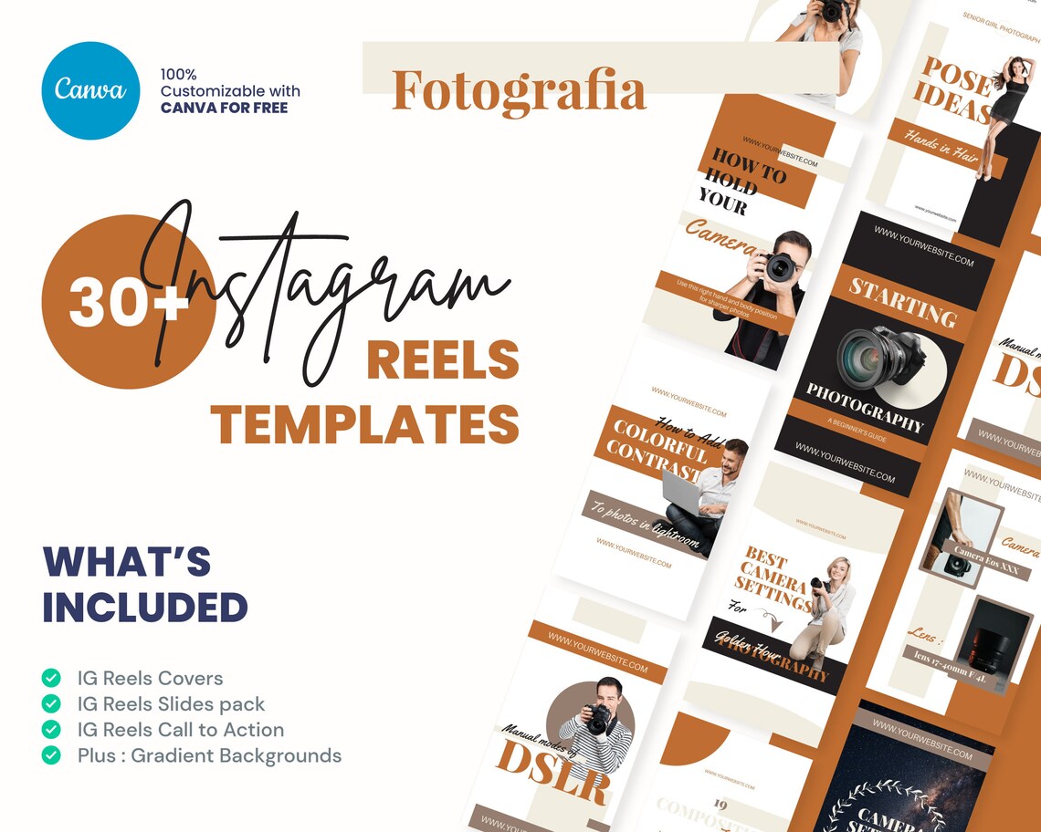 Instagram Reels Templates for Photographers, Modern Engagement