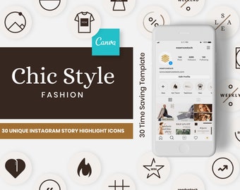 30 Instagram Highlight Covers for Fashion, Instagram Story Highlight Icons, Instagram Story Covers, Instagram Highlight Covers Boutique