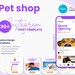 PETS ENGAGEMENT BOOSTER Instagram Post Template Pet Shop, Purple Social ...