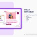 PETS ENGAGEMENT BOOSTER Instagram Post Template Pet Shop, Purple Social ...
